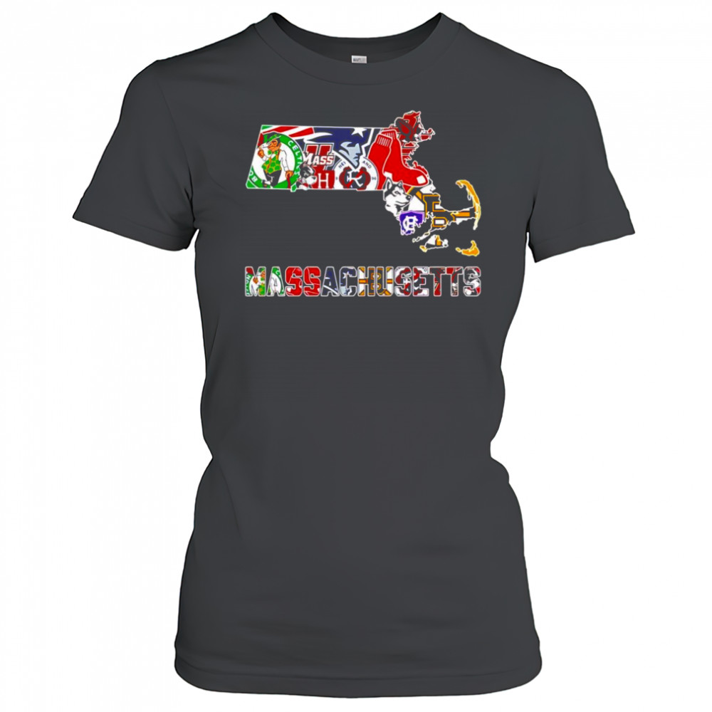 Massachusetts sports map shirt Women's T-shirt