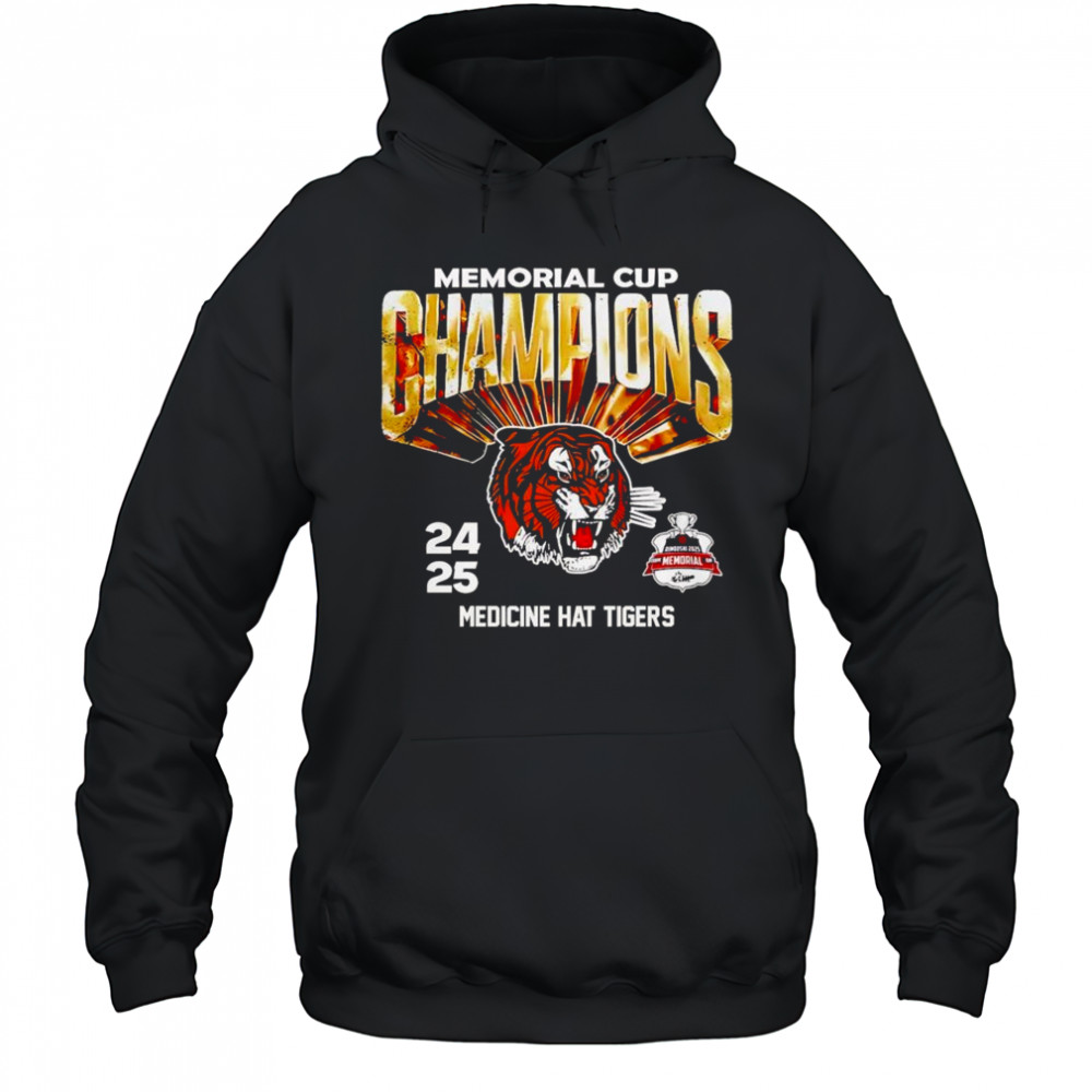 Memorial Cup Champions 2024 2025 Medicine Hat Tigers Shirt Hoodie
