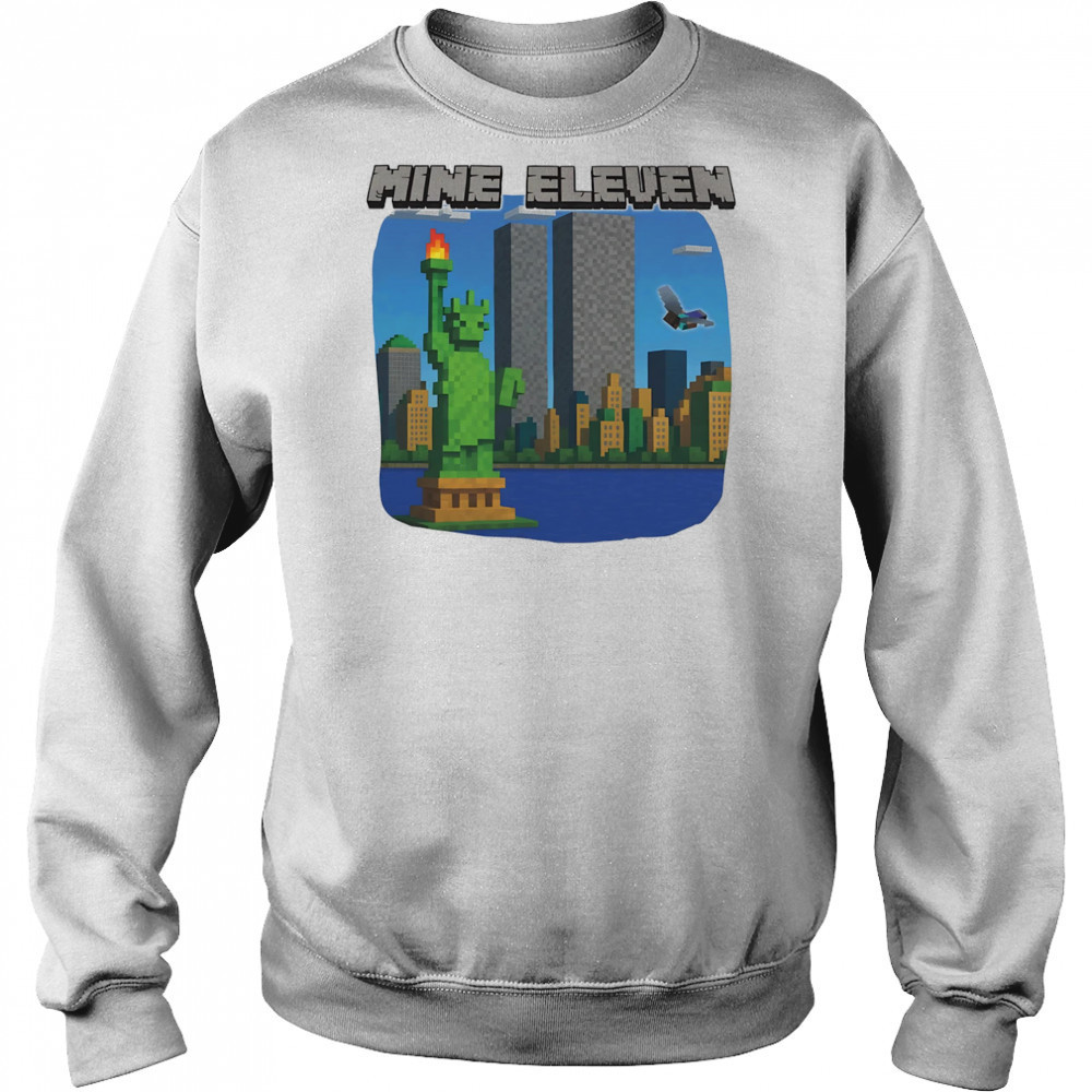 Mine Eleven Steve X Elytra shirt Hoodie