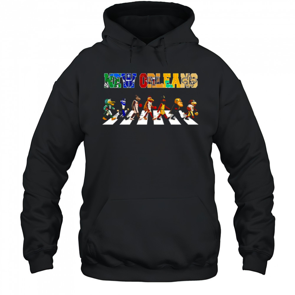 New Orleans Abbey Road mascot shirt Hoodie
