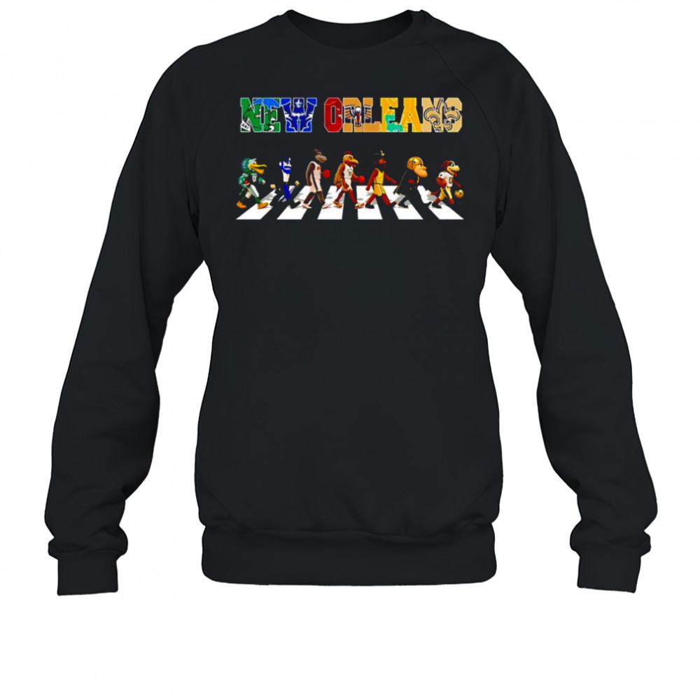New Orleans Abbey Road mascot shirt Sweatshirt