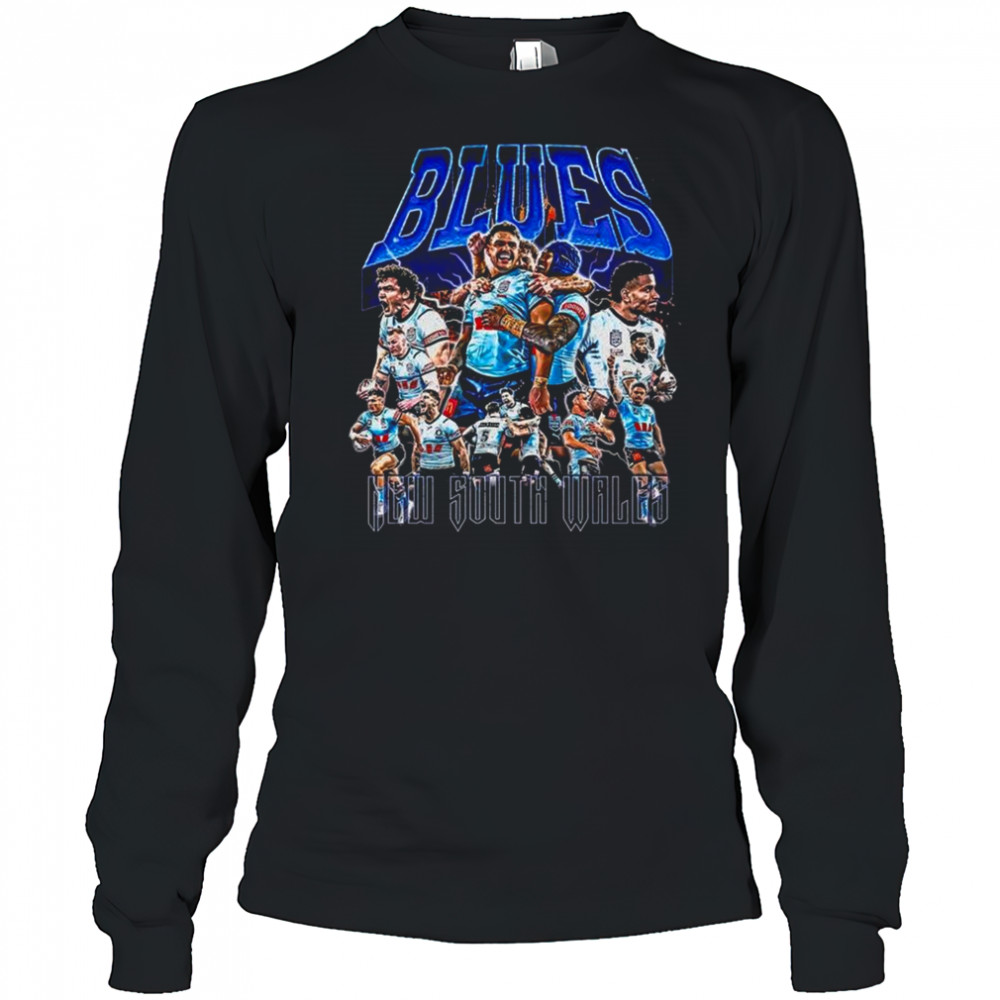 New South Wales Blues State of Origin NSW 25 Shirt Long Sleeved