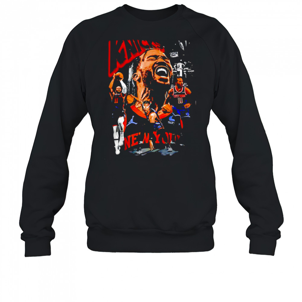 New York Knicks Brunson On Shaka Heavyweight Garment Dyed shirt Sweatshirt