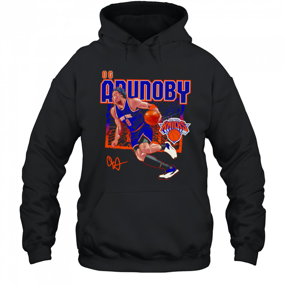 OG Anunoby New York Knicks Shattered shirt Hoodie