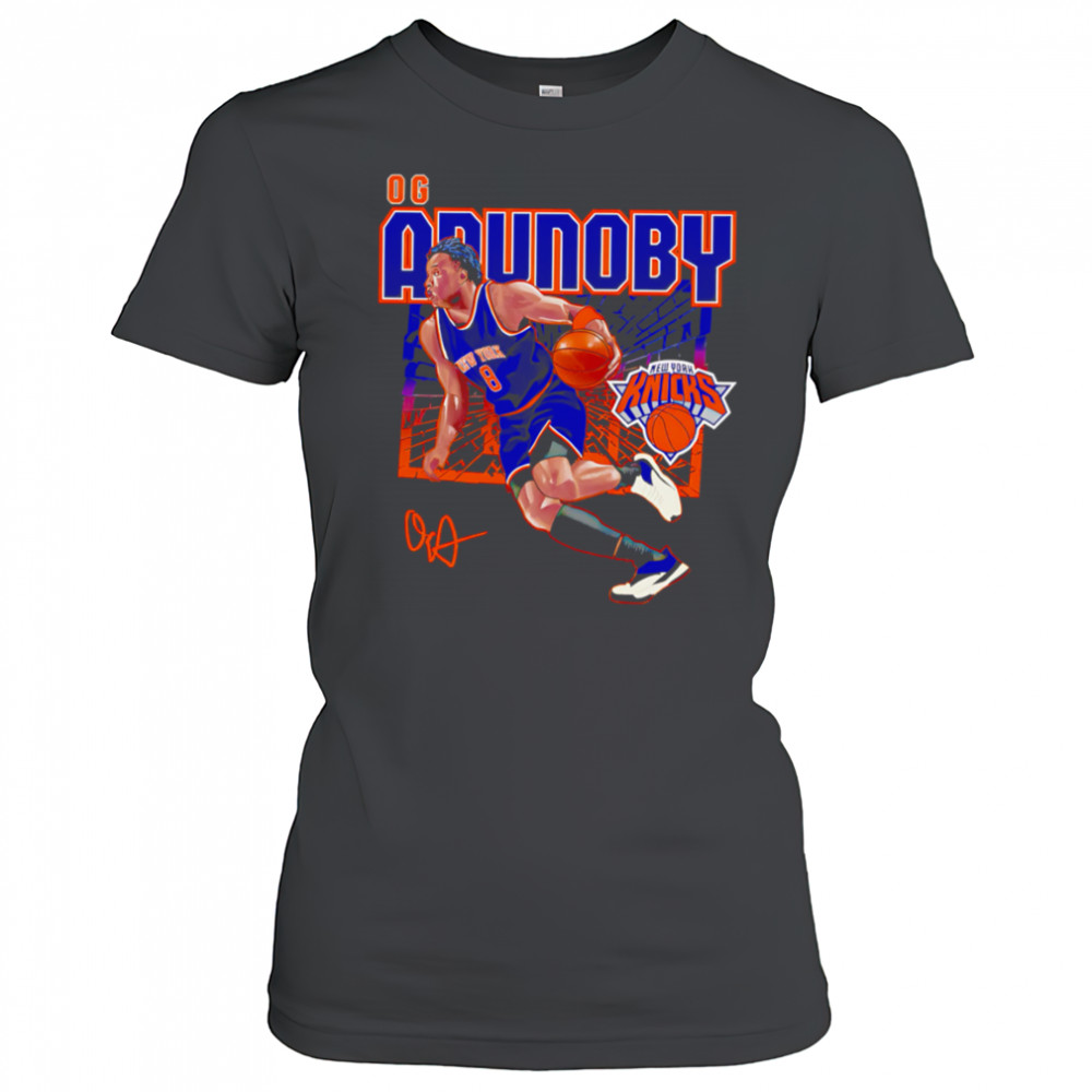 OG Anunoby New York Knicks Shattered shirt Women's T-shirt