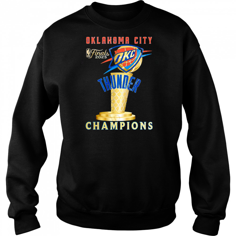 Oklahoma City Thunder Finals 2025 Champions Limited shirt Hoodie