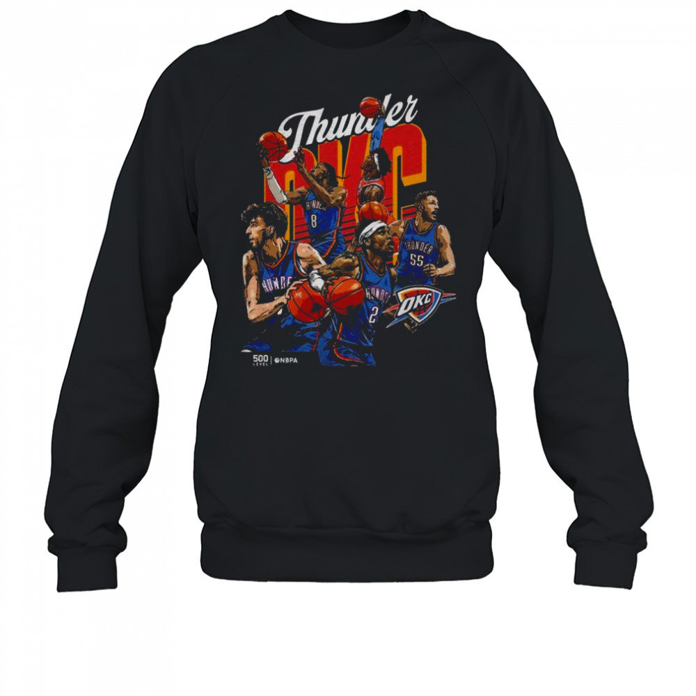 Oklahoma City Thunder Starting 5 Shirt Sweatshirt