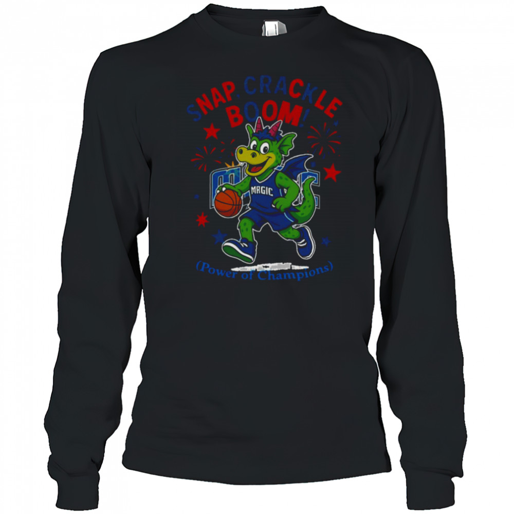 Orlando Magic snap crackle boom power of champions Indepencence day shirt Long Sleeved