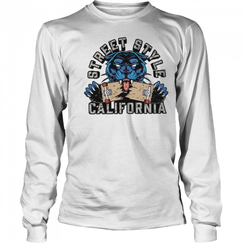 Panther street style California shirt Long Sleeved