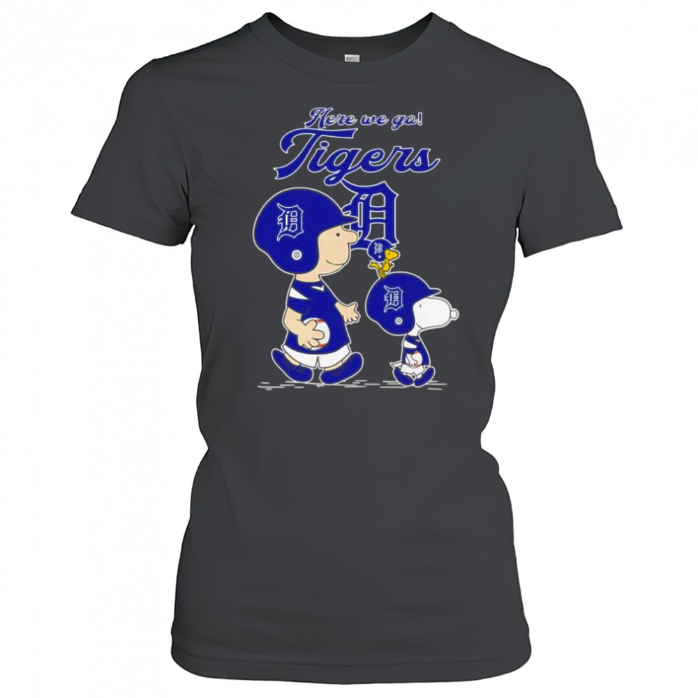 Peanuts here we go Detroit Tigers shirt Women's T-shirt