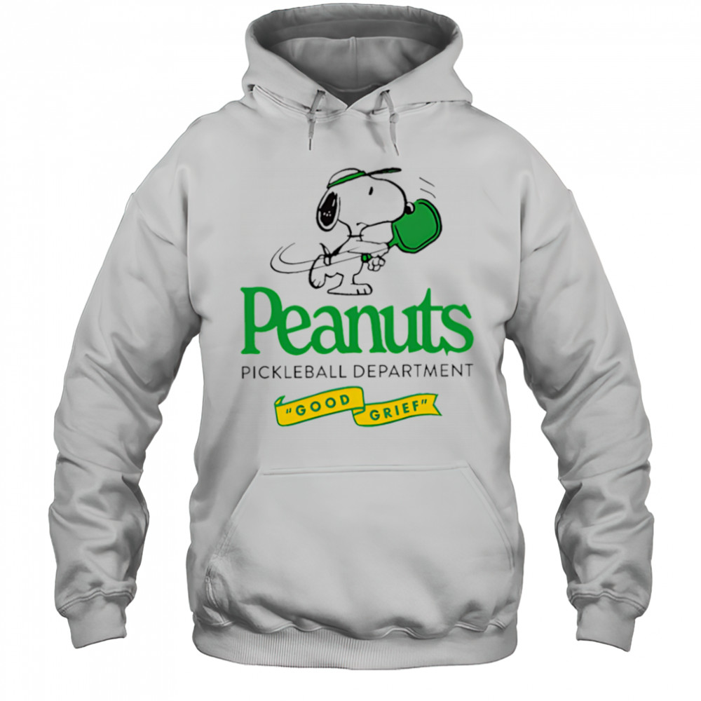 Peanuts pickleball department shirt Hoodie