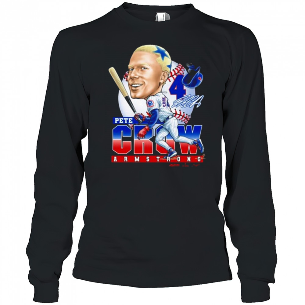 Pete Crow-Armstrong Chicago Cubs PCA Blue Star Shirt Long Sleeved