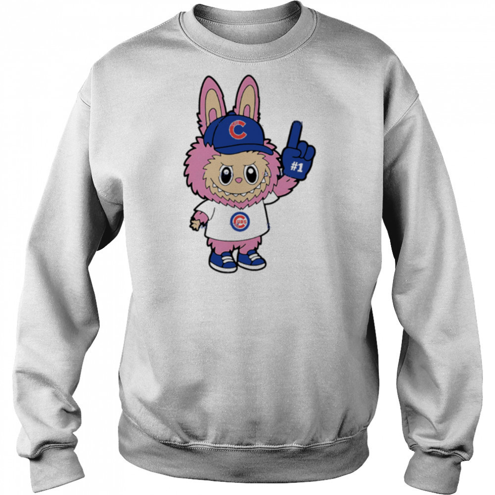 Pink Labubu Chicago Cubs Labubu MLB Baseball shirt Hoodie