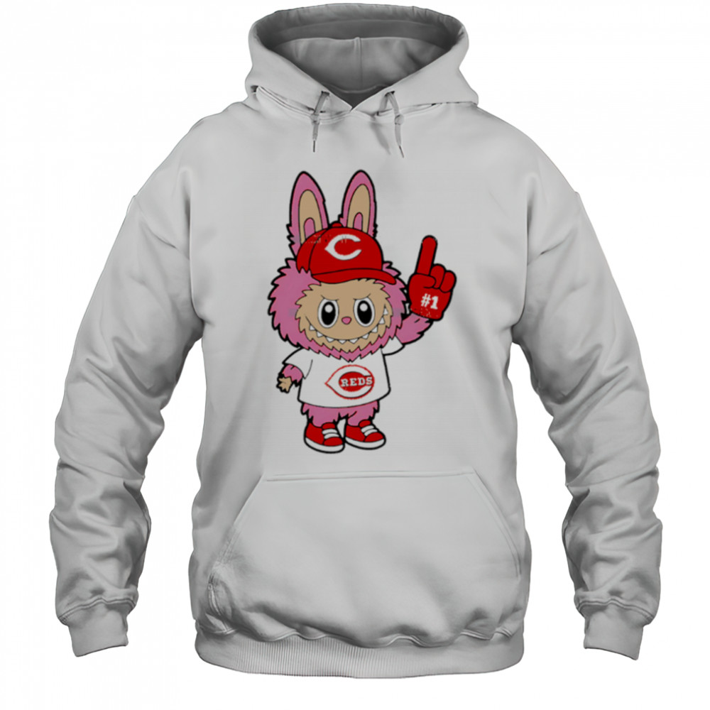Pink Labubu Cincinnati Reds Labubu MLB Baseball shirt Hoodie