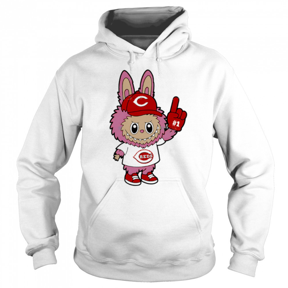 Pink Labubu Cincinnati Reds Labubu MLB Baseball shirt Sweatshirt
