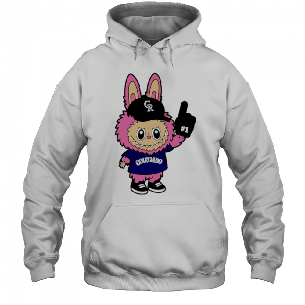 Pink Labubu Colorado Rockies Labubu MLB Baseball shirt Hoodie