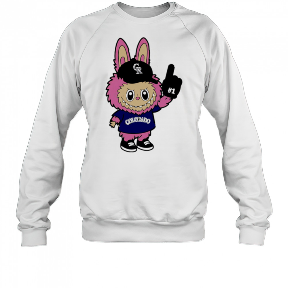 Pink Labubu Colorado Rockies Labubu MLB Baseball shirt Sweatshirt