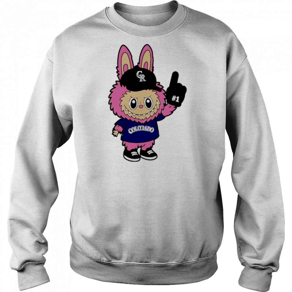 Pink Labubu Colorado Rockies Labubu MLB Baseball shirt Hoodie
