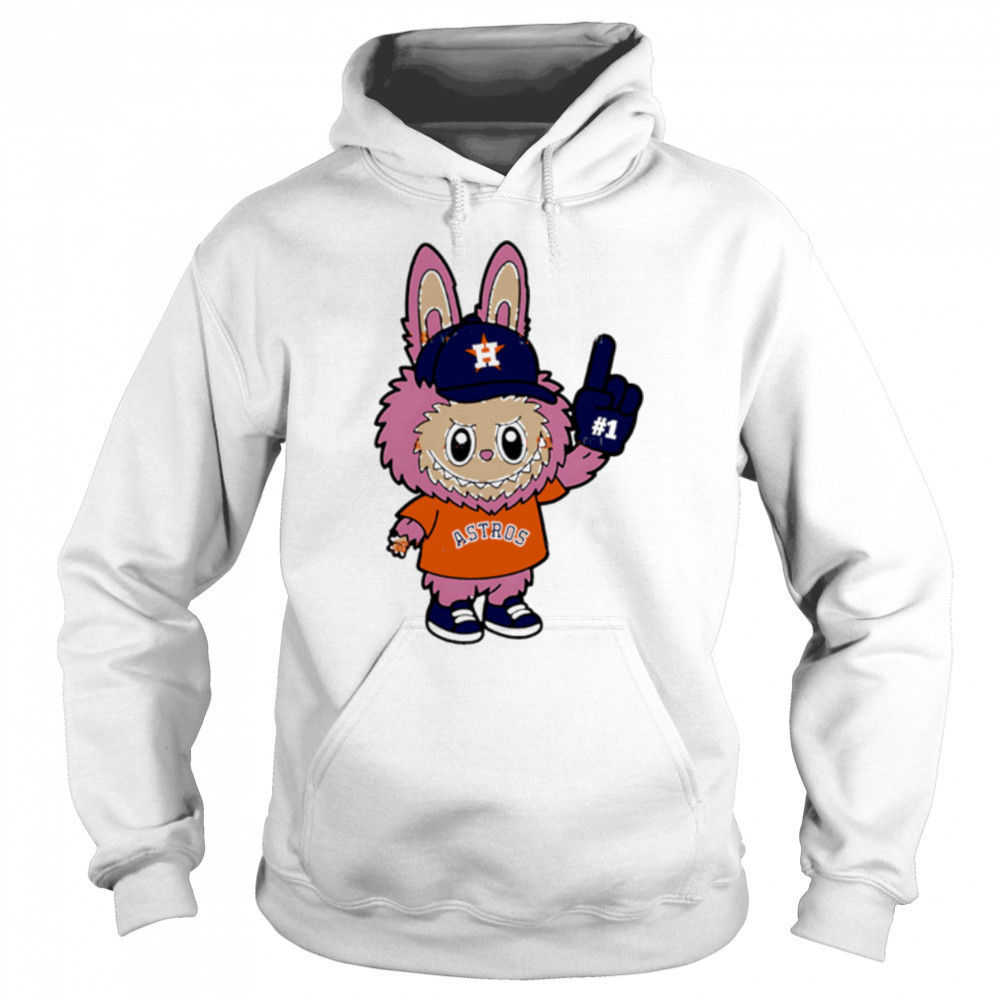 Pink Labubu Houston Astros Labubu MLB Baseball shirt Sweatshirt