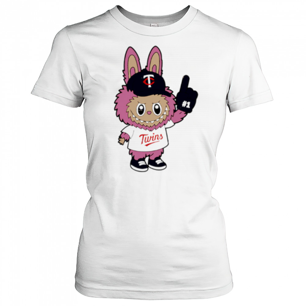 Pink Labubu Minnesota Twins Labubu MLB Baseball shirt Women's T-shirt