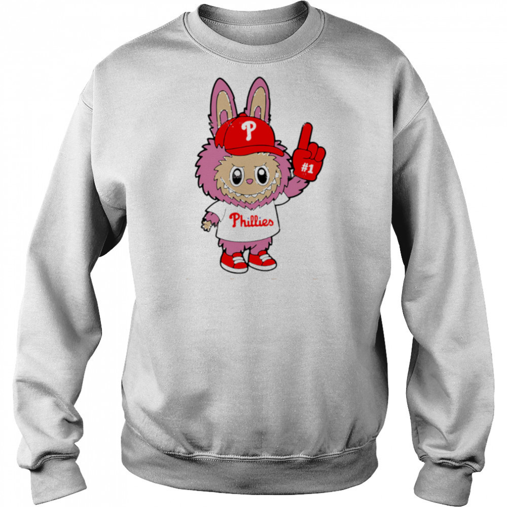 Pink Labubu Philadelphia Phillies Labubu MLB Baseball shirt Hoodie