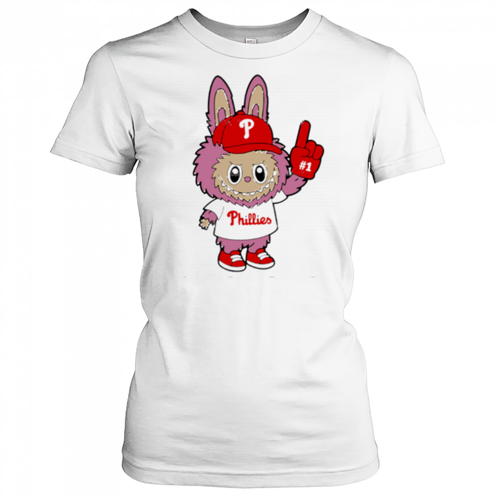 Pink Labubu Philadelphia Phillies Labubu MLB Baseball shirt Women's T-shirt