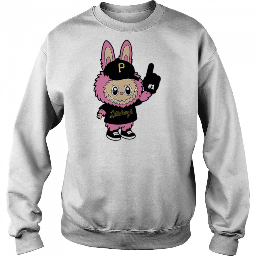 Pink Labubu Pittsburgh Pirates Labubu MLB Baseball shirt Hoodie