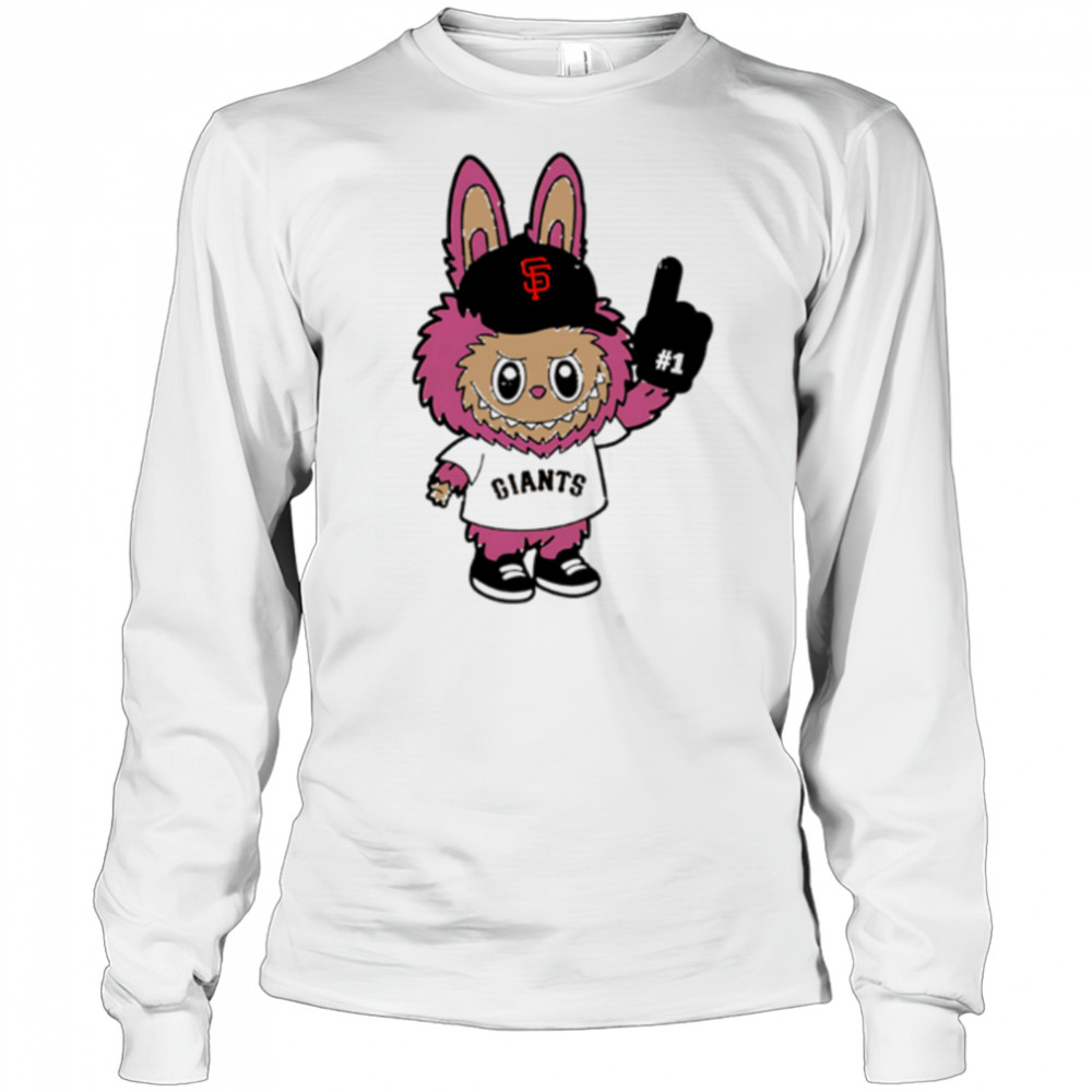 Pink Labubu San Francisco Giants Labubu MLB Baseball shirt Long Sleeved