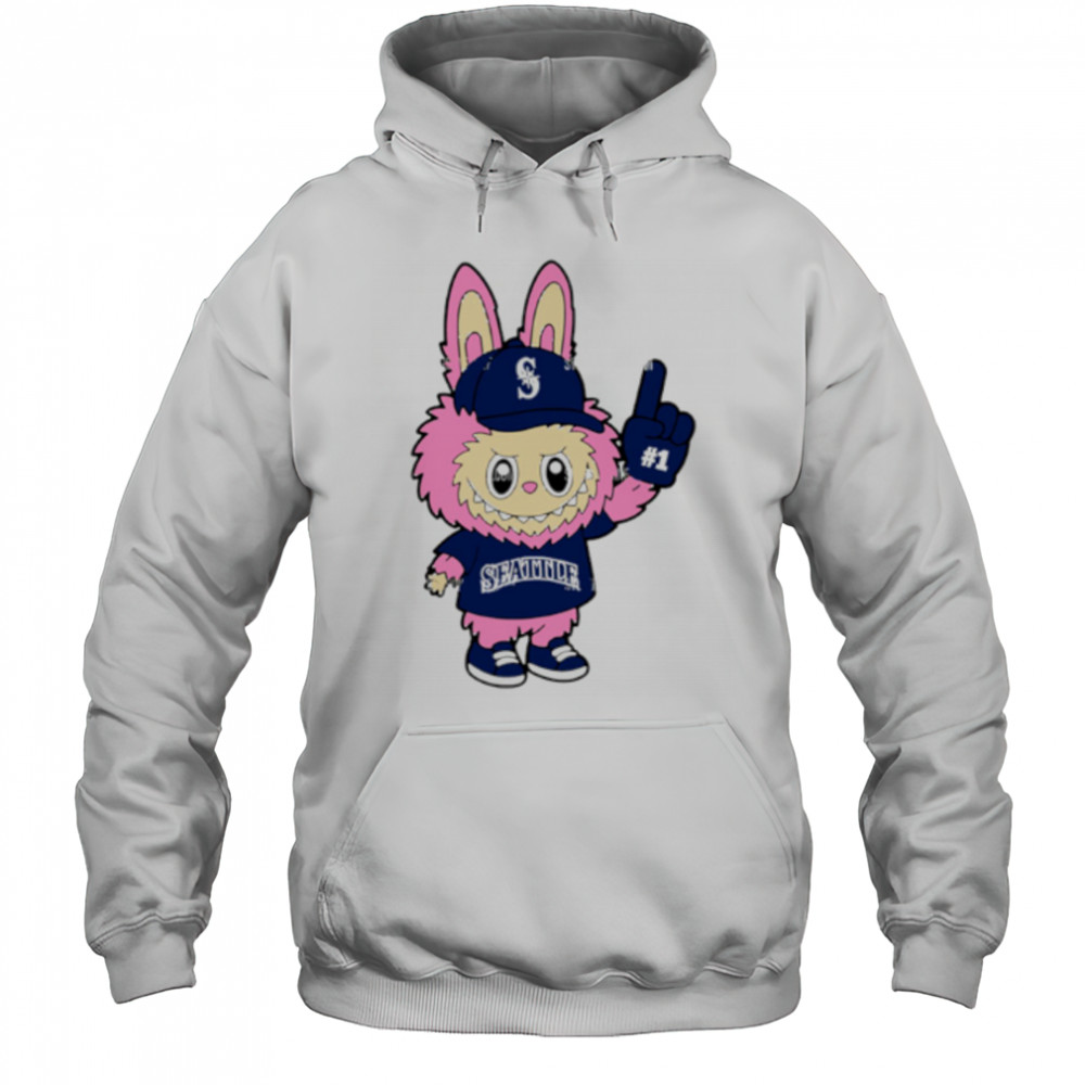 Pink Labubu Seattle Mariners Labubu MLB Baseball shirt Hoodie