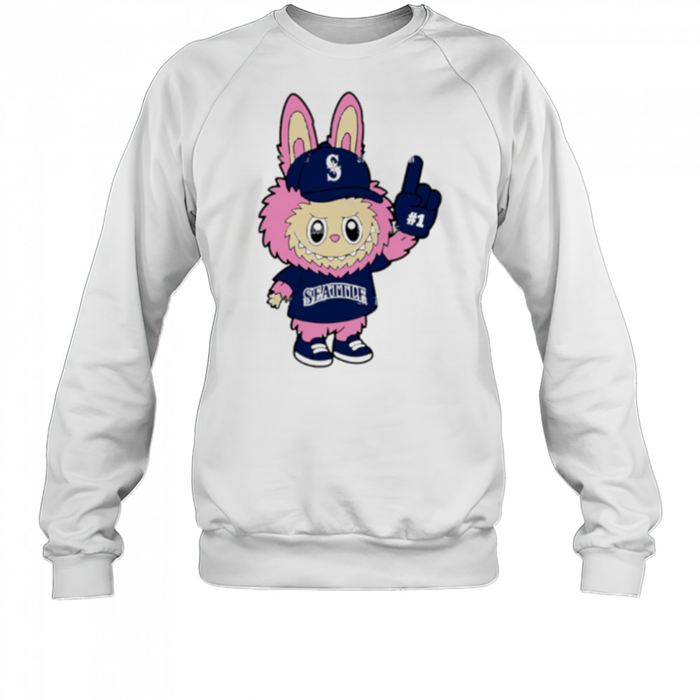 Pink Labubu Seattle Mariners Labubu MLB Baseball shirt Sweatshirt