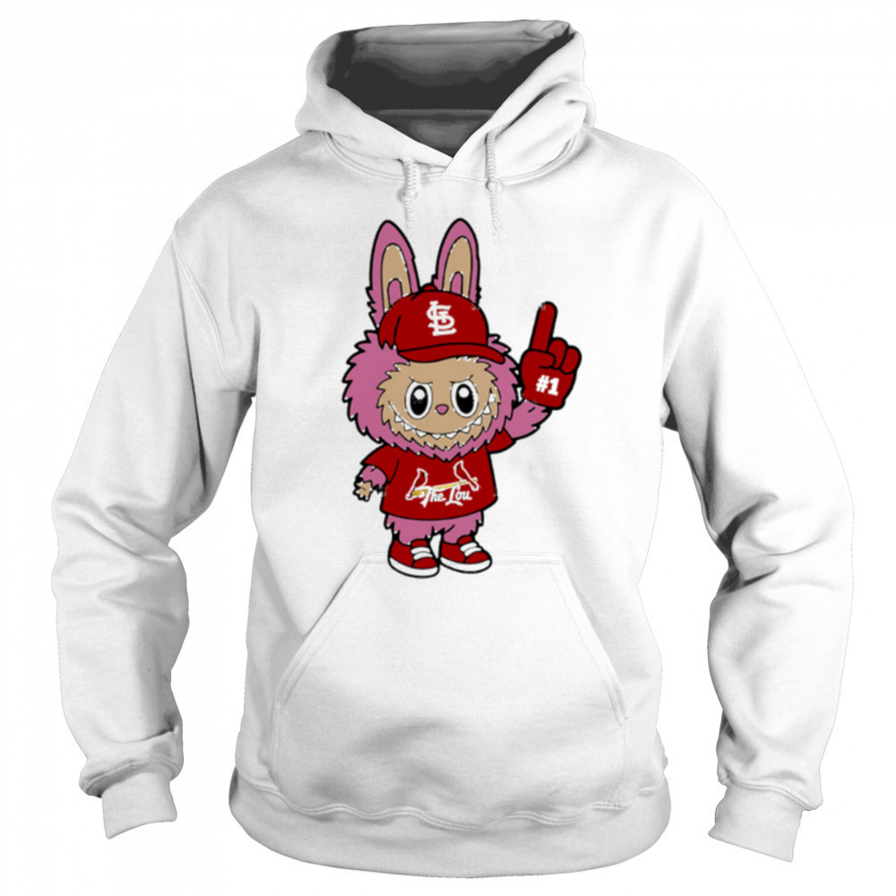 Pink Labubu St Louis Cardinals Labubu MLB Baseball shirt Sweatshirt