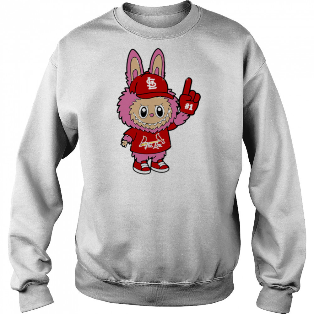 Pink Labubu St Louis Cardinals Labubu MLB Baseball shirt Hoodie