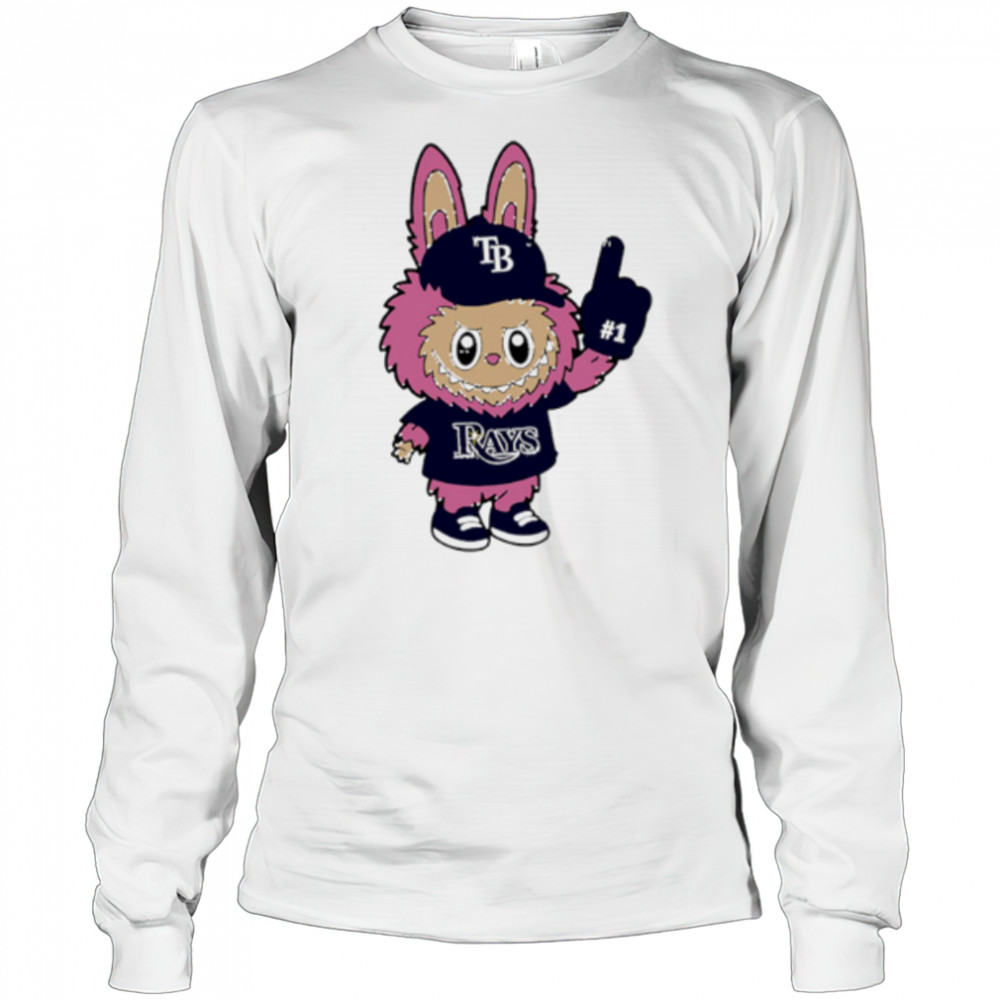 Pink Labubu Tampa Bay Rays Labubu MLB Baseball shirt Long Sleeved