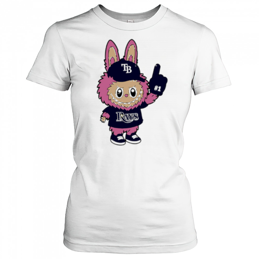 Pink Labubu Tampa Bay Rays Labubu MLB Baseball shirt Women's T-shirt
