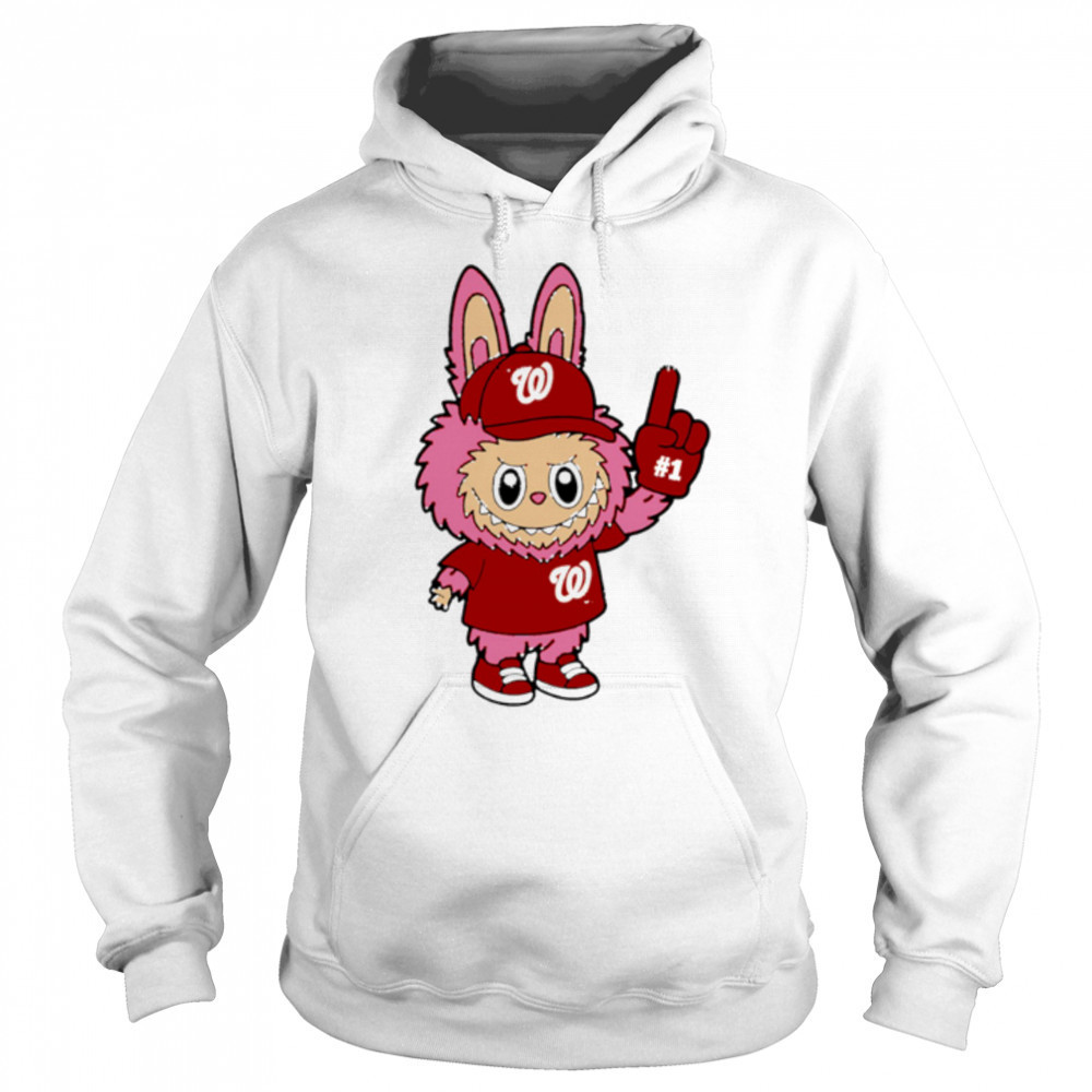 Pink Labubu Washington Nationals Labubu MLB Baseball shirt Sweatshirt