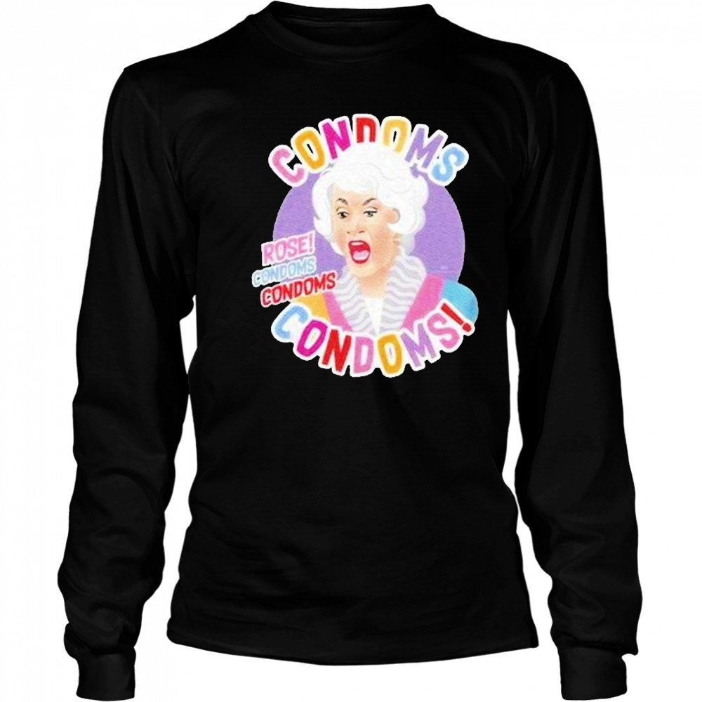 Rose Condoms Shirt Long Sleeved