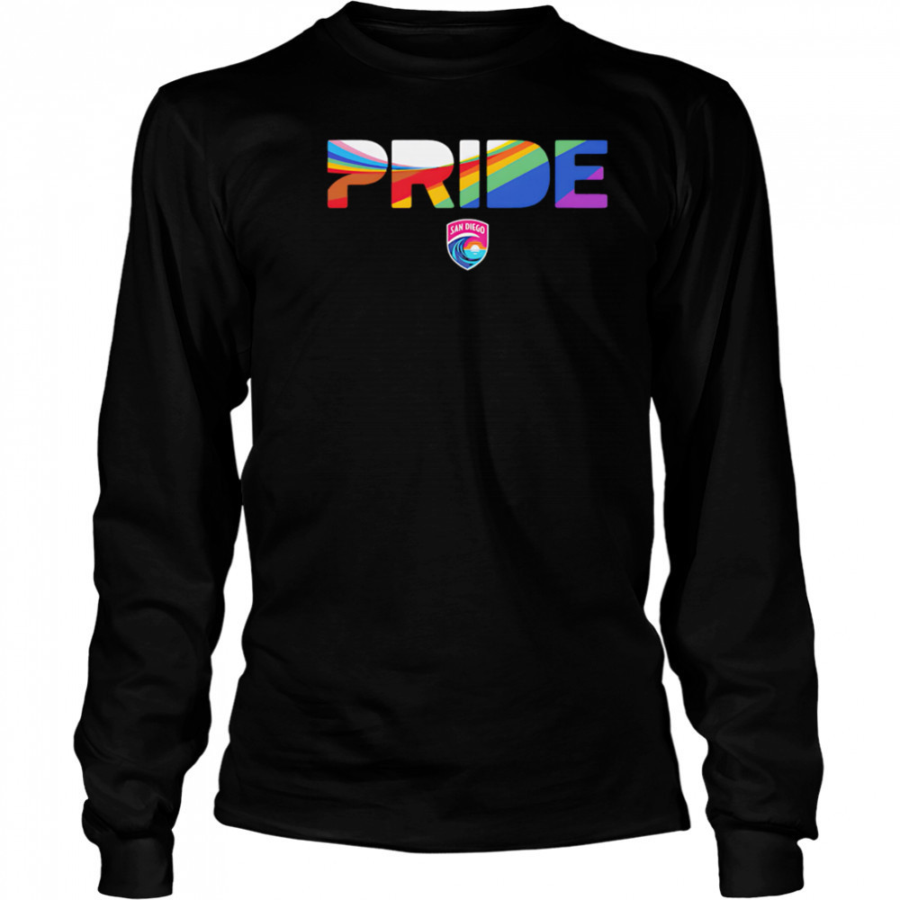 San Diego Wave FC Pride Stripes 2025 shirt Long Sleeved