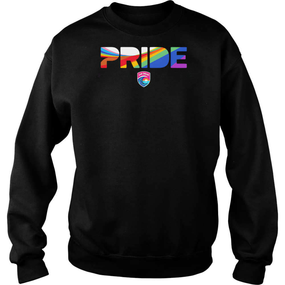 San Diego Wave FC Pride Stripes 2025 shirt Hoodie