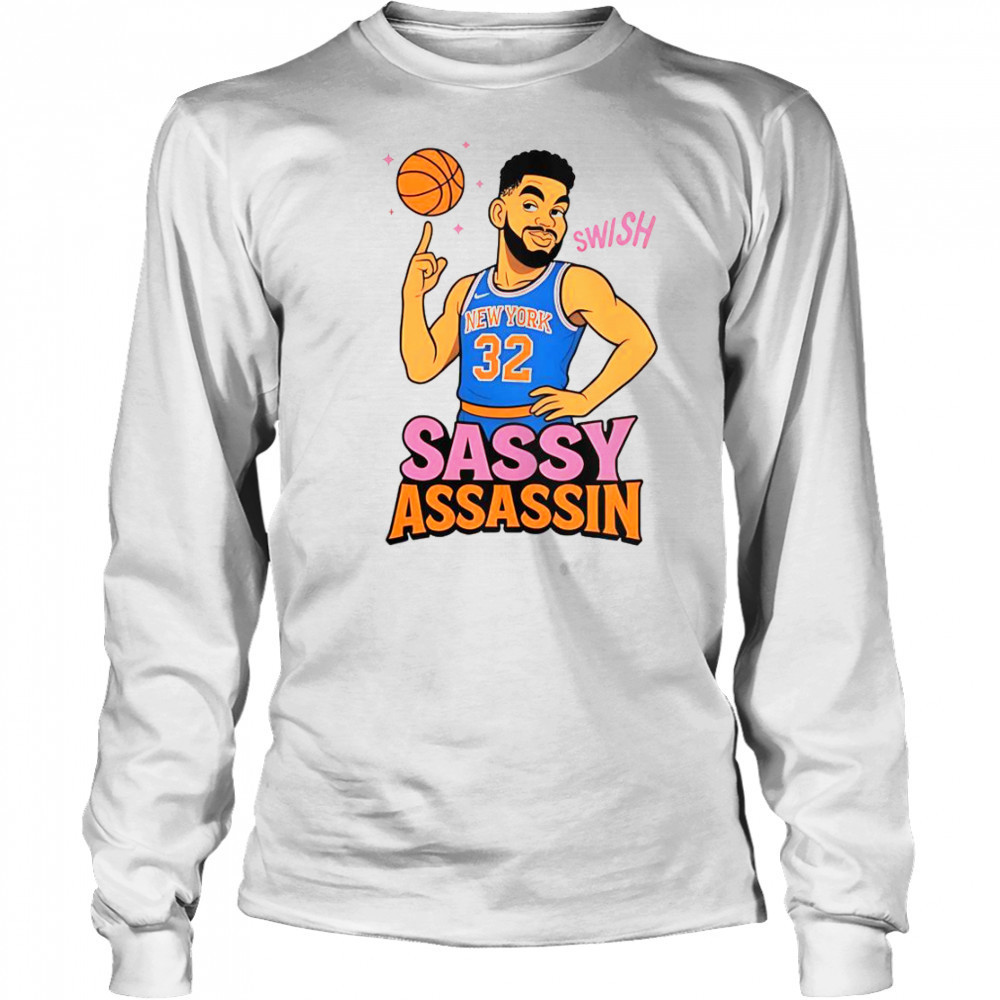 Sassy Assassin Karl-Anthony Towns T-Shirt Long Sleeved