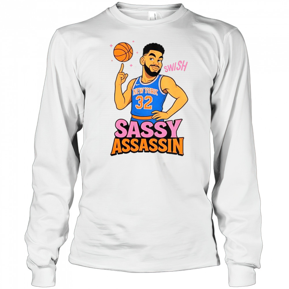 Sassy Assassin Karl-Anthony Towns T-Shirt Long Sleeved