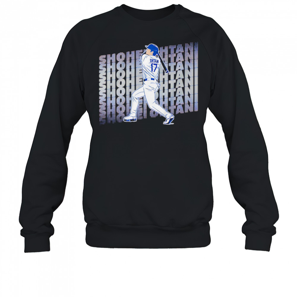 Shohei Ohtani Name Repeat LA Dodgers shirt Sweatshirt