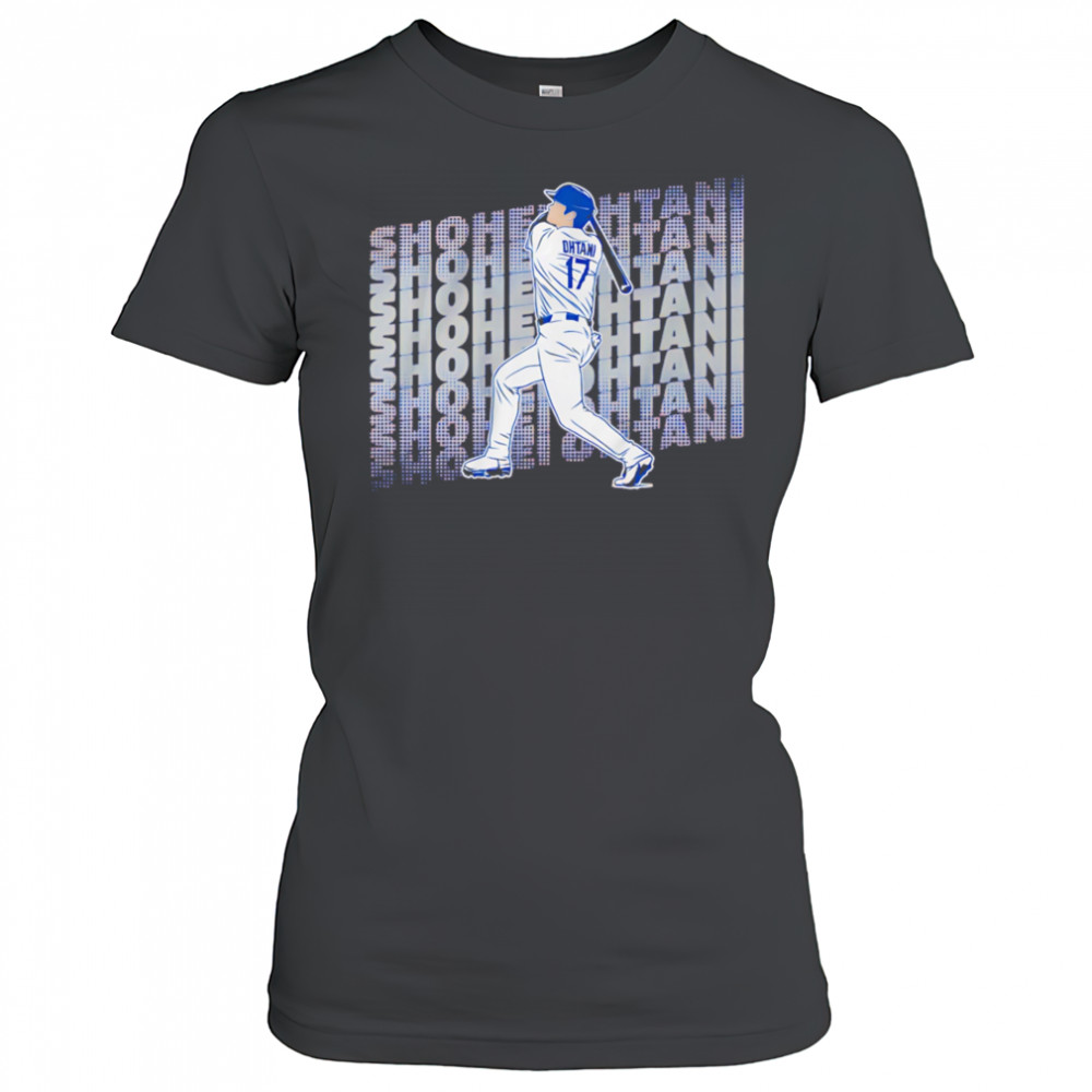 Shohei Ohtani Name Repeat LA Dodgers shirt Women's T-shirt