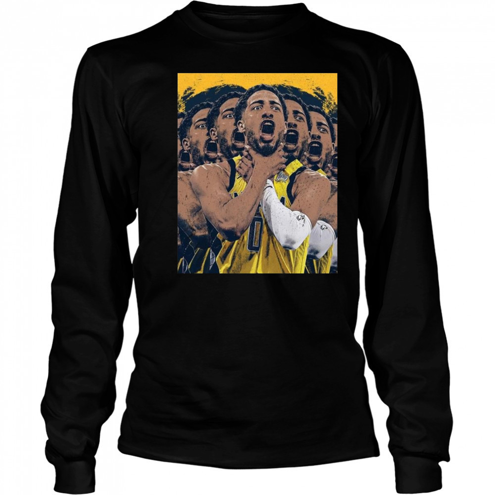 Tyrese Haliburton Choke What The Helly Burton 2025 Shirt Long Sleeved