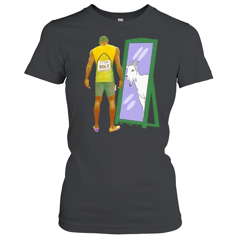 Usain Bolt London 2017 Athlete mirror Goat shirt Women's T-shirt