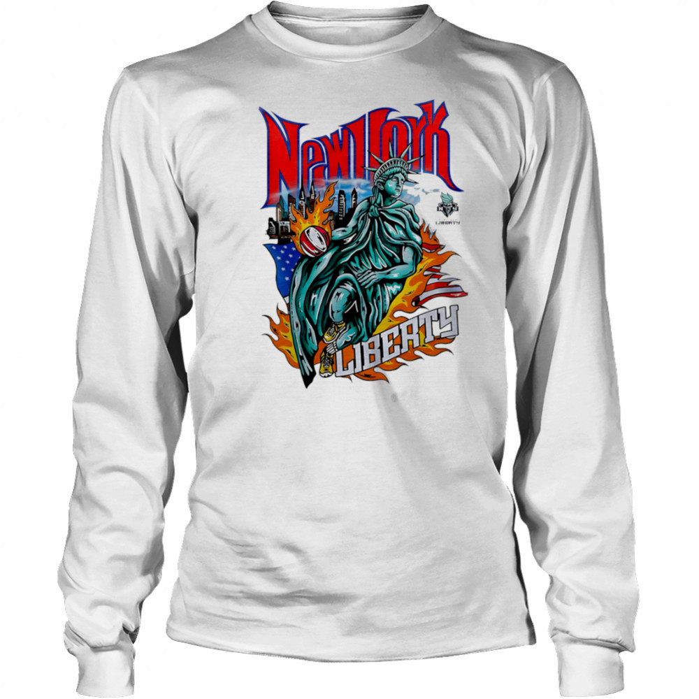 Warren Lotas New York Liberty shirt Long Sleeved
