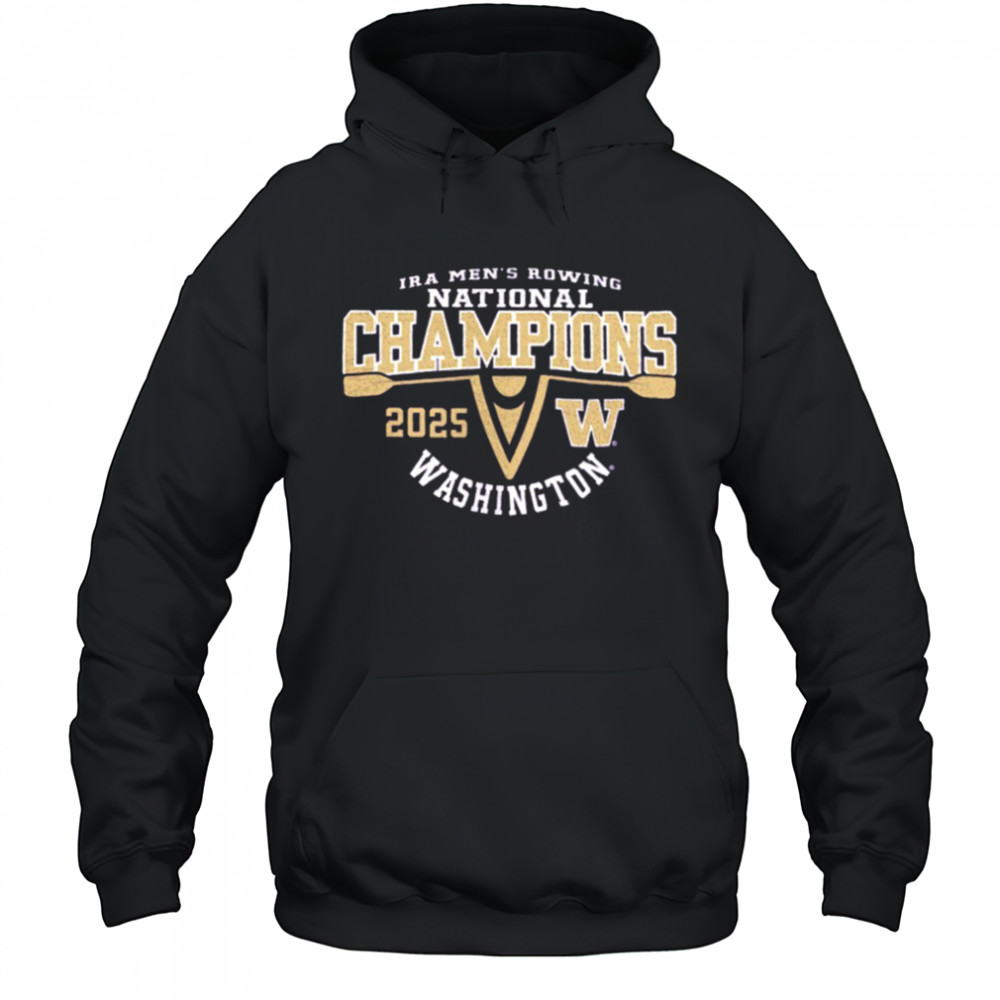 Washington Huskies 2025 IRA Men’s Rowing National Champions shirt Hoodie