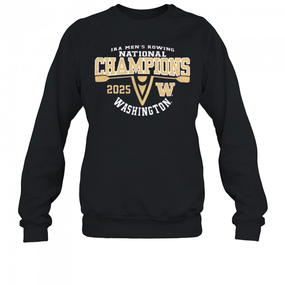 Washington Huskies 2025 IRA Men’s Rowing National Champions shirt Sweatshirt