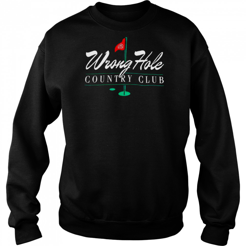Wrong Hole country club golf shirt Hoodie