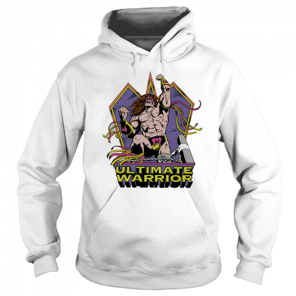 WWE Ultimate Warrior Retro Vector shirt Sweatshirt