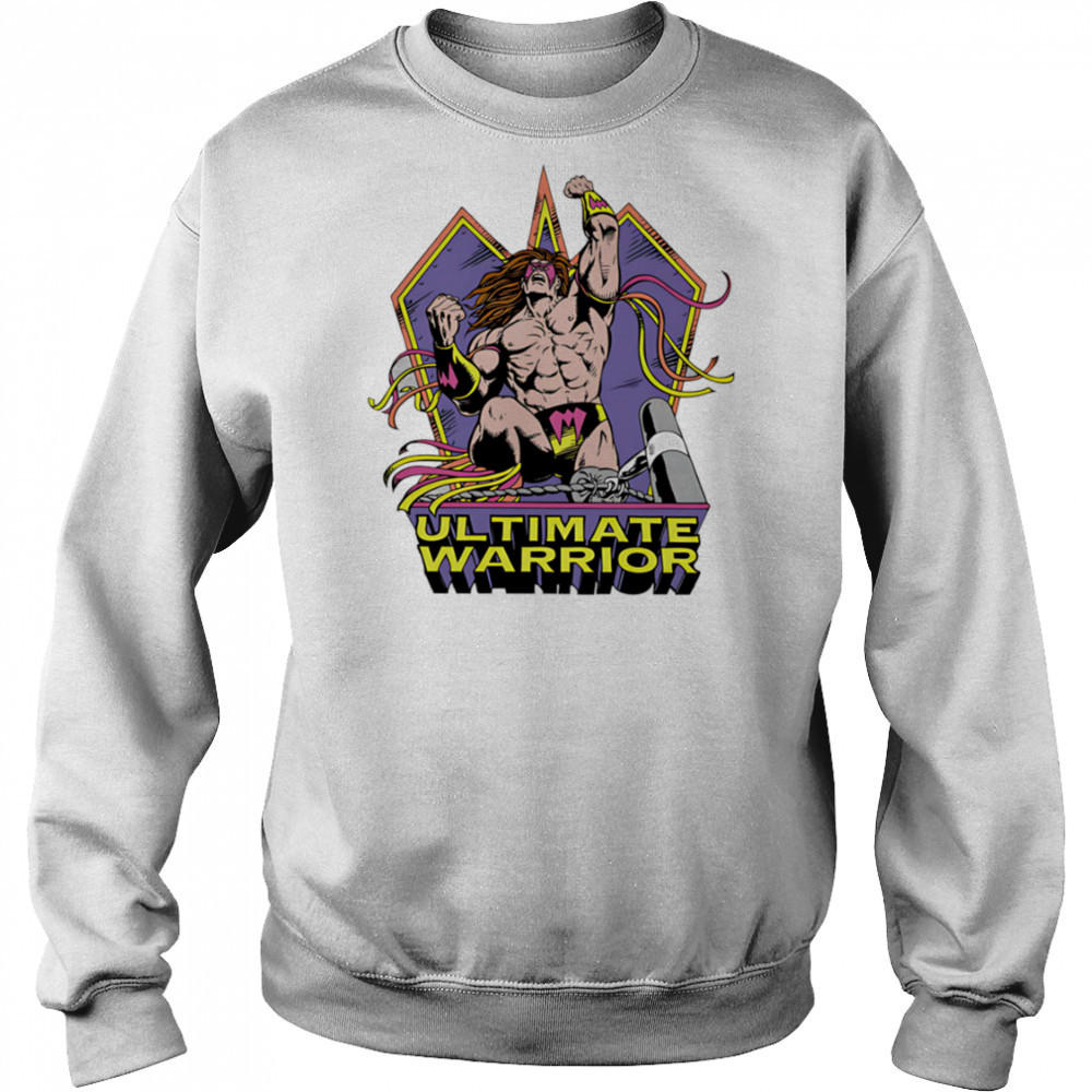 WWE Ultimate Warrior Retro Vector shirt Hoodie